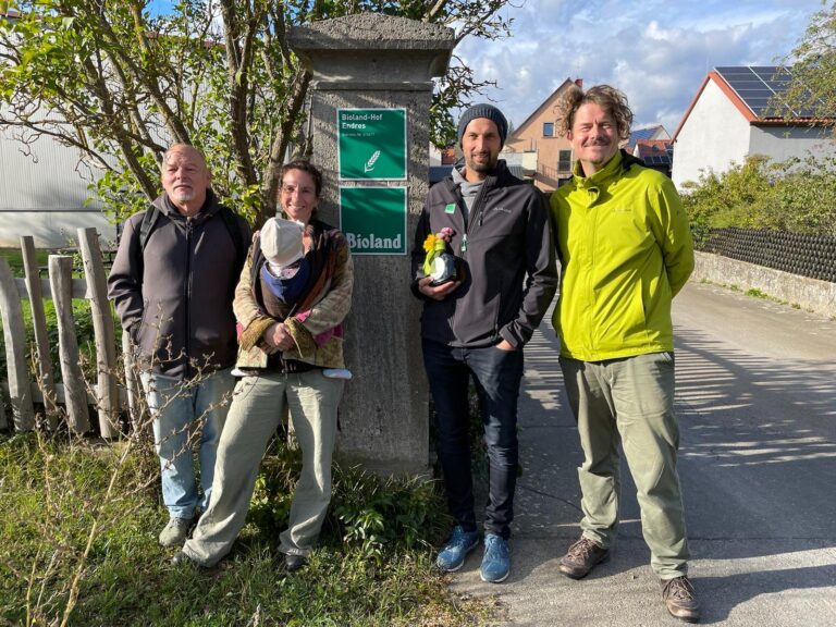 Besuch beim Bio-Bauern